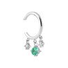 B.O ARGENT 925 RHODIE OZ VENDU A L'UNITE