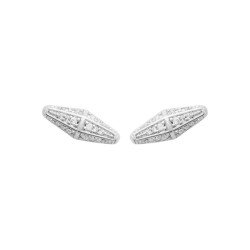Boucles d'Oreilles Puces Argent 925 Oxydes de Zirconium | Kara Bijoux