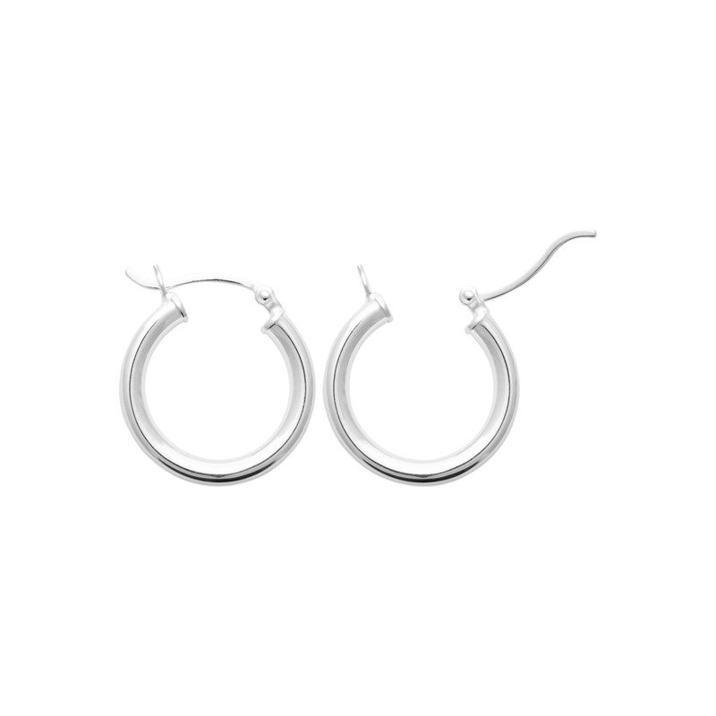 Créoles Classiques en Argent 925 - Kara Bijoux