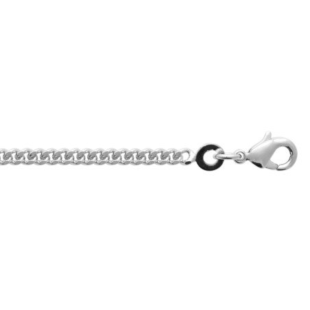 Chaîne Maille Gourmette Argent 925 - Élégance Intemporelle