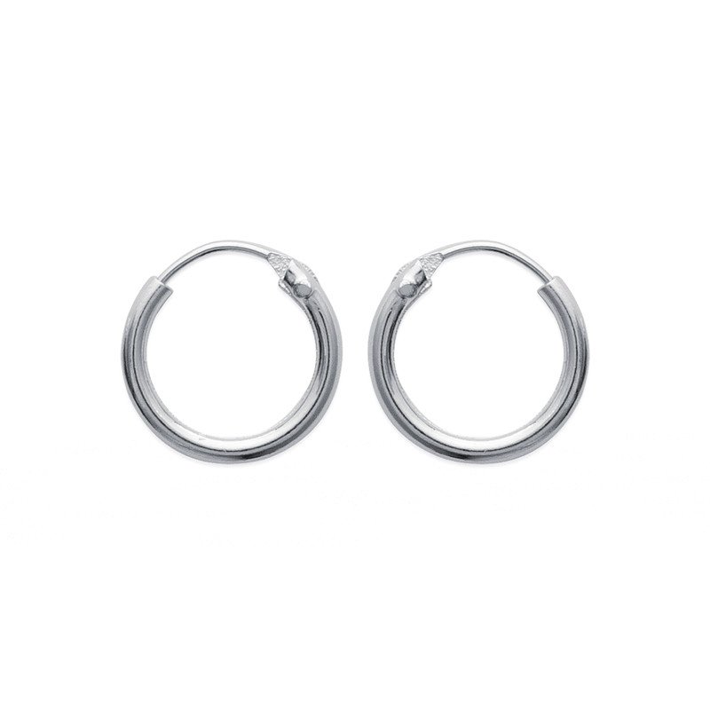 Créoles Simples Argent 925 - Bijoux Classiques | Kara Bijoux