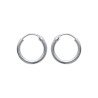 Créoles Simples Argent 925 - Bijoux Classiques | Kara Bijoux