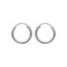 Créoles Simples Argent 925 - Bijoux Classiques | Kara Bijoux