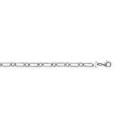 Chaîne Maillons Alternés en Argent 925 - Kara Bijoux