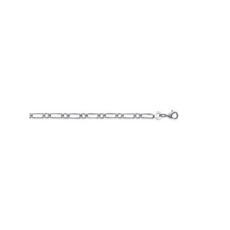 Chaîne Maillons Alternés en Argent 925 - Kara Bijoux
