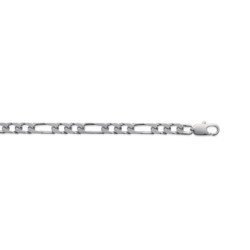 Chaîne Maille Figaro en Argent 925 - Kara Bijoux