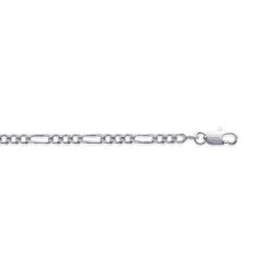 Chaîne Maille Figaro Argent 925 - Élégance Intemporelle
