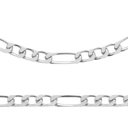 Chaîne Figaro Argent Massif 925 - Bijoux Kara Bijoux