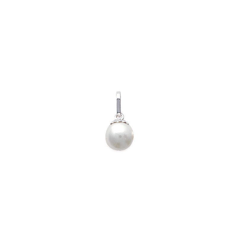 PENDENTIF ARGENT 925 PERLES IMIT