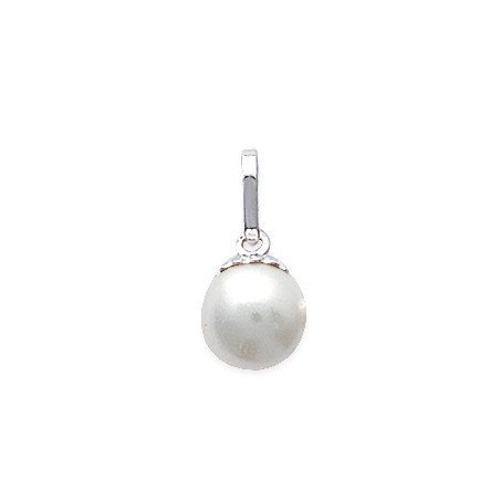 PENDENTIF ARGENT 925 PERLES IMIT