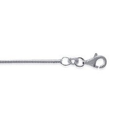 Chaîne Maille Serpent Argent 925 - Élégance & Finesse