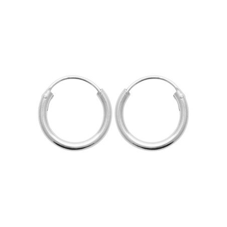 Créoles Simples en Argent 925 - Bijoux Intemporels
