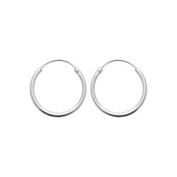 Boucles d'Oreilles Créoles Argent 925 - Intemporelles