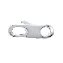 Fermoir Mousqueton Classique en Argent 925 - Apprêt Bijoux