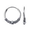 Créoles Argent 925 Ornées de Motifs Texturés - Kara Bijoux