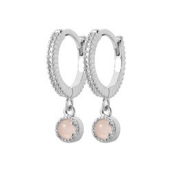 CREOLE ARGENT 925 RHODIE QUARTZ ROSE