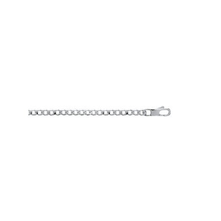 Chaîne Maille Gourmette Argent 925 - Élégance Intemporelle