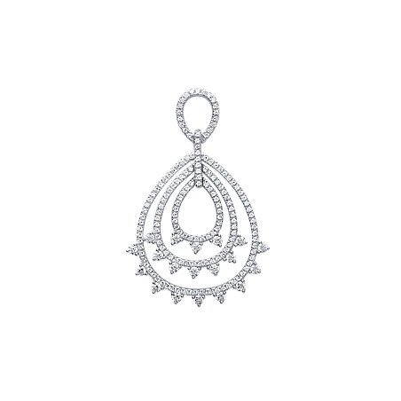 PENDENTIF ARGENT 925 RHODIE OZ MICROSERTI