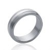 Bague Acier Double Rainure | Bijou Moderne - Kara Bijoux