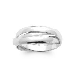 Bague Entrelacs Argent 925 - Élégance Moderne | Kara Bijoux