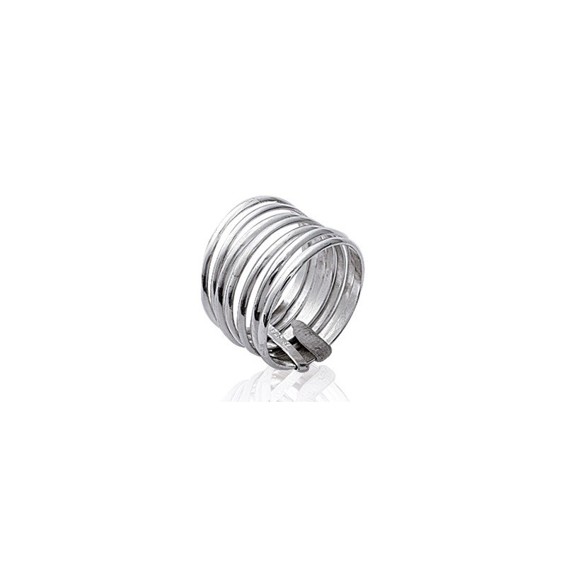 Bague Rubans Argent 925 - Design Moderne et Élégant
