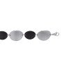 BRACELET ACIER RUTHENIUM