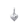 Pendentif Cœur Poli Argent 925 - Bijou Élégant | Kara Bijoux