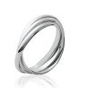 Bague Trois Anneaux Entrelacés en Argent 925 | Kara Bijoux