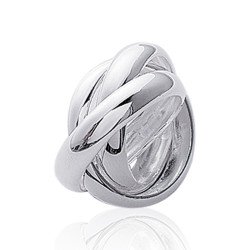 Bague Argent 925 Entrelacs Fluides | Bijouterie Kara Bijoux