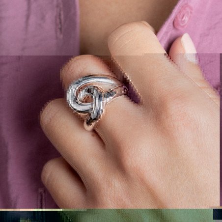 Bague Argent 925 Entrelacs Sculptural | Kara Bijoux