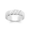 Bague Argent Rhodié Pavé Oxydes de Zirconium | Kara Bijoux