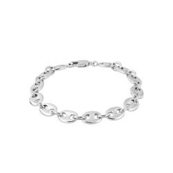 Bracelet Maille Grain de Café Argent 925 | Kara Bijoux