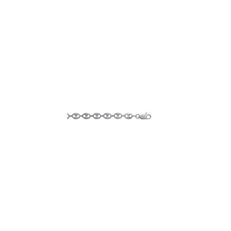 Chaîne Maille Grain de Café en Argent 925 | Kara Bijoux