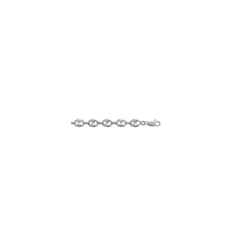 Bracelet Maille Grain de Café Argent 925 - Kara Bijoux