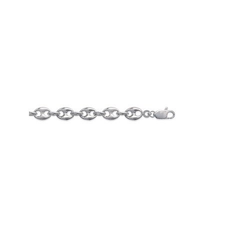 Bracelet Maille Grain de Café Argent 925 - Kara Bijoux