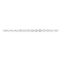 Bracelet Maille Grain de Café Argent 925 - Kara Bijoux