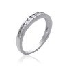 Bague Argent Rhodié Oxydes de Zirconium - Kara Bijoux