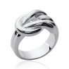 Bague Nœud Élégant Argent 925 - Bijoux Modernes | Kara Bijoux