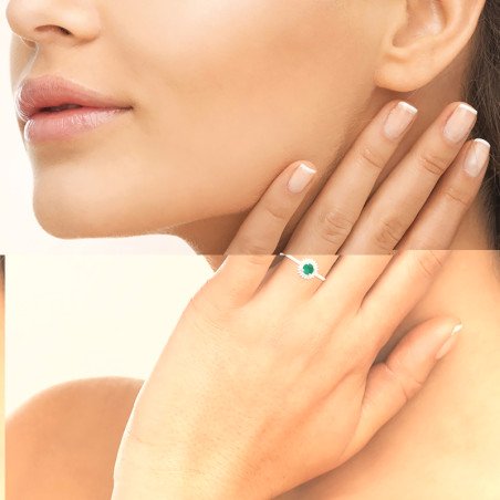 BAGUE ARGENT 925 RHODIE OZ PS