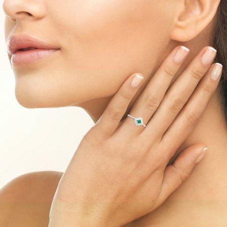 BAGUE ARGENT 925 RHODIE OZ PS