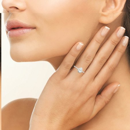 BAGUE ARGENT 925 RHODIE OZ