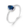BAGUE ARGENT 925 RHODIE OZ PS