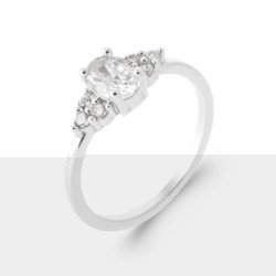 BAGUE ARGENT 925 RHODIE OZ