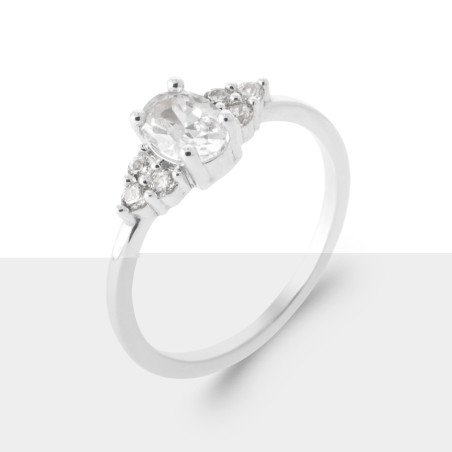 BAGUE ARGENT 925 RHODIE OZ