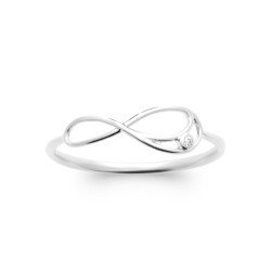 BAGUE ARGENT 925 RHODIE OZ