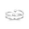 BAGUE ARGENT 925 RHODIE OZ