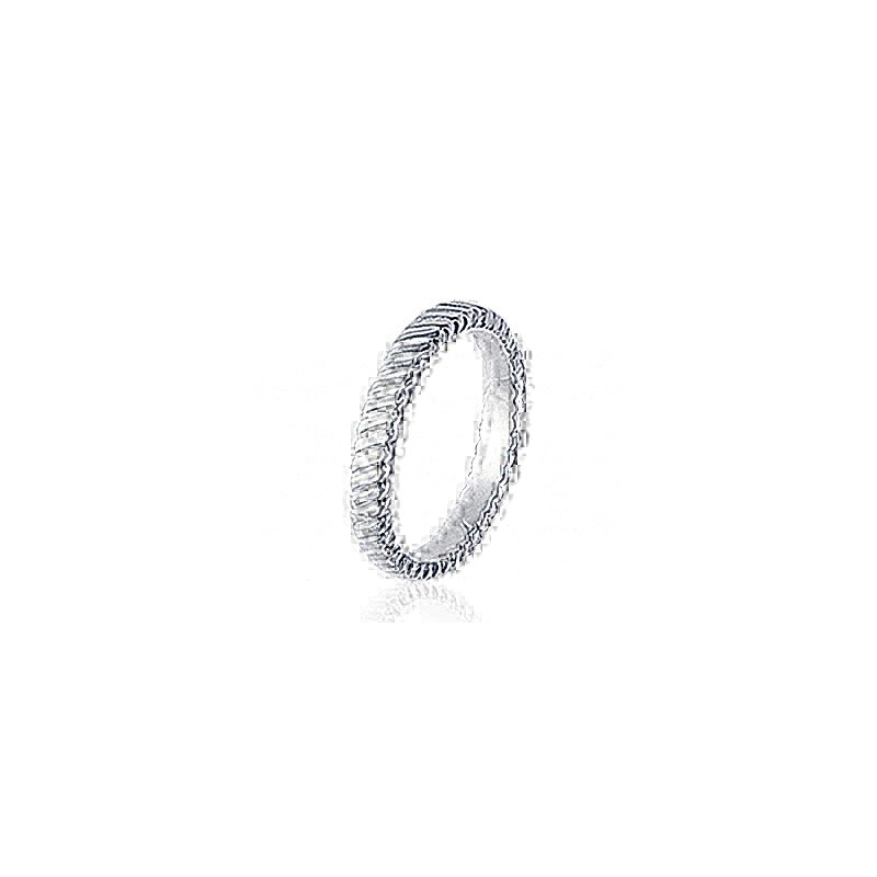 Bague Argent 925 Tressée - Bijou Élégant | Kara Bijoux