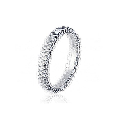 Bague Argent 925 Tressée - Bijou Élégant | Kara Bijoux