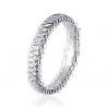 Bague Argent 925 Tressée - Bijou Élégant | Kara Bijoux