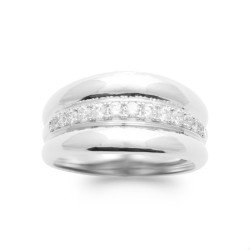 BAGUE ARGENT 925 RHODIE OZ